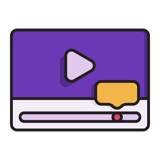 Video advertising campaign video marketing advertise icon
