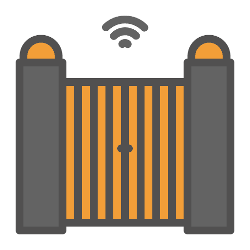 Gate electronics internet smart home icon