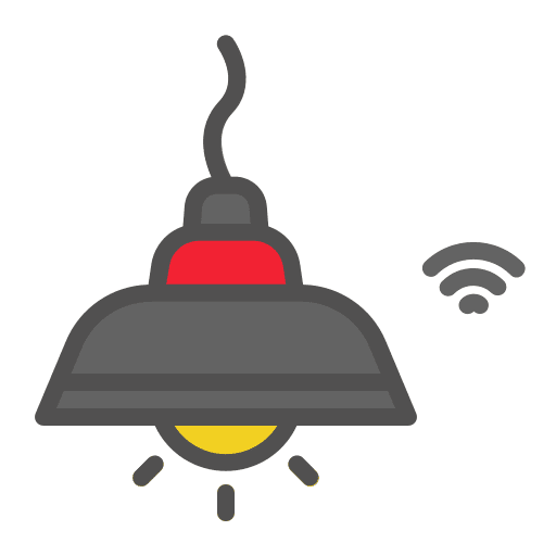 Lamp internet wireless lamp icon