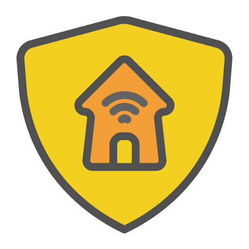 Protection smart house internet of things smart home icon