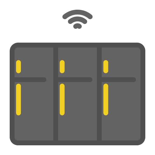 Refrigerator wireless electronics smart home icon