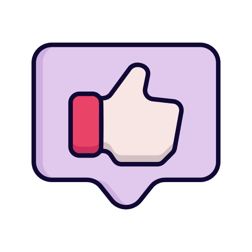 Thumbs up like social network social media icon Thumbs up like social network social media icon