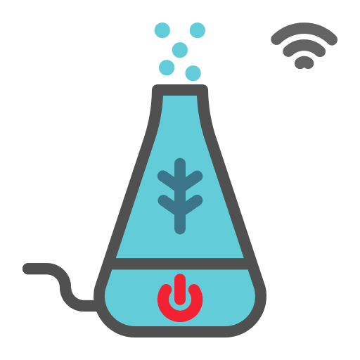 Air freshener wireless internet smart home icon Air freshener wireless internet smart home icon