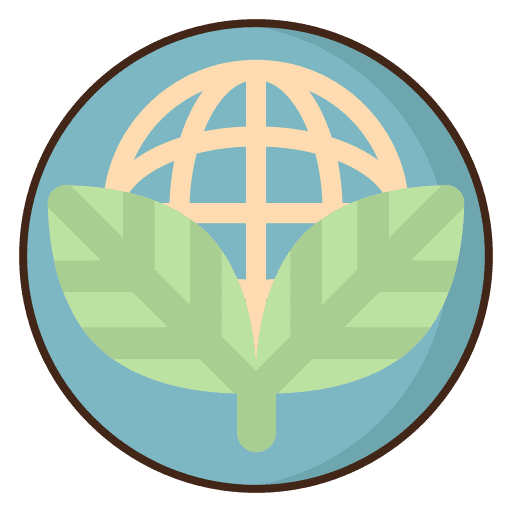 Go green sustainability plant renewable energy icon