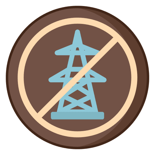 Power renewable energy power grid icon