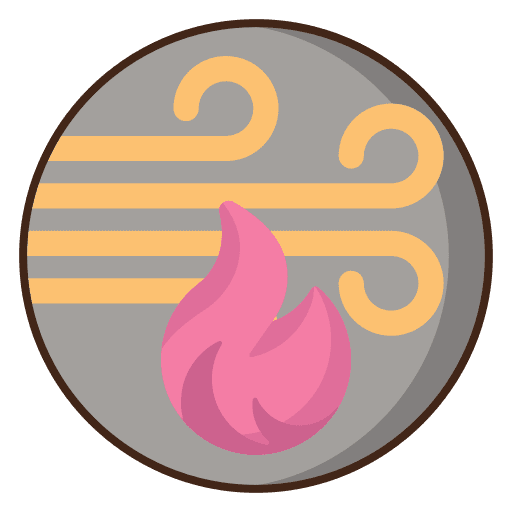 Air heater air air heater ecology and environment icon