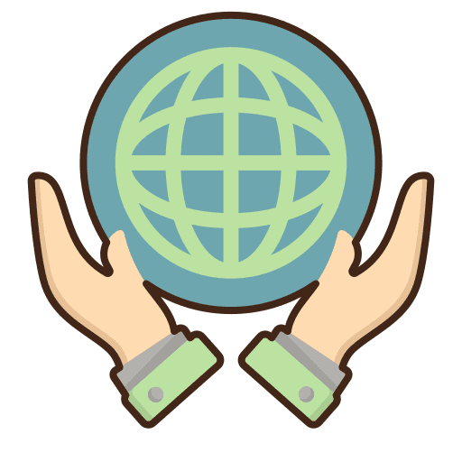 Biosphere saving save energy bio icon
