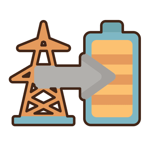 Grids power renewable energy grid icon