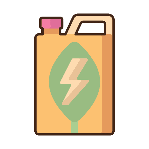Eco fuel saving eco fuel ecology and environment icon