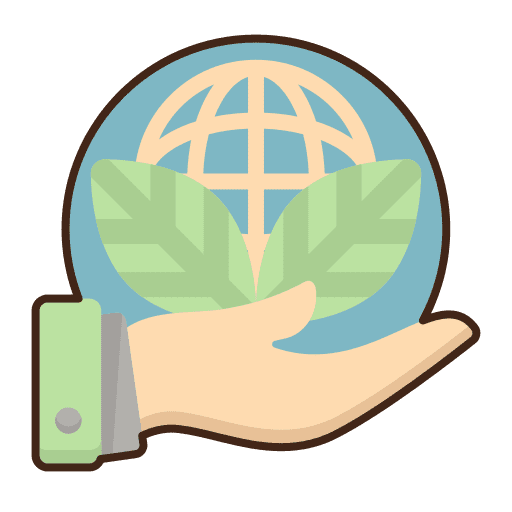Ecology ecology and environment environment eco friendly icon