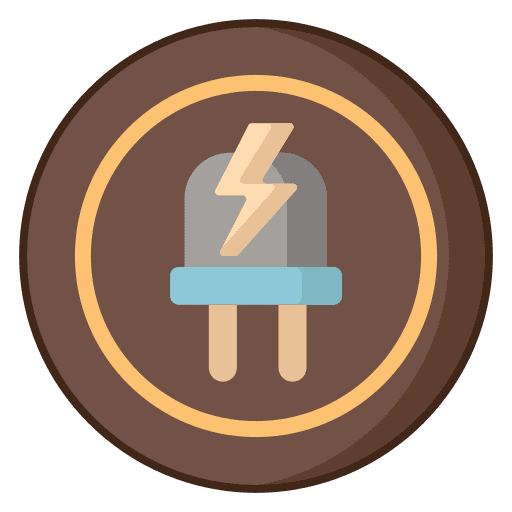 Electrical energy eco electric renewable energy energy icon