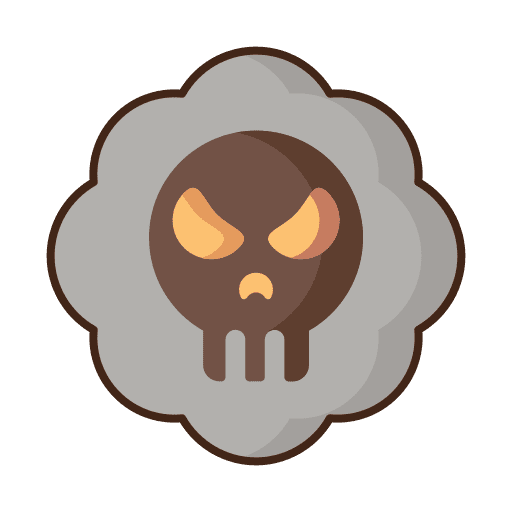 Emission ecology and environment emission air pollution icon