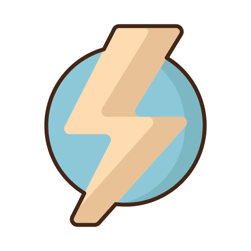 Energy technology saving energy icon