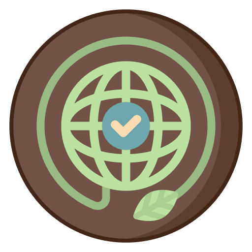 Environment ecology and environment sustainability save energy icon