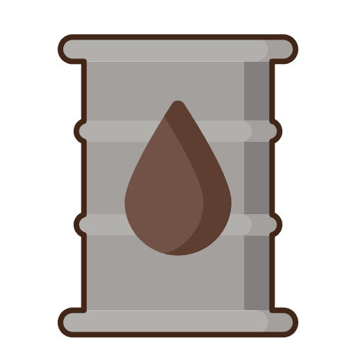 Oil barrel diesel dippel oil fuel icon