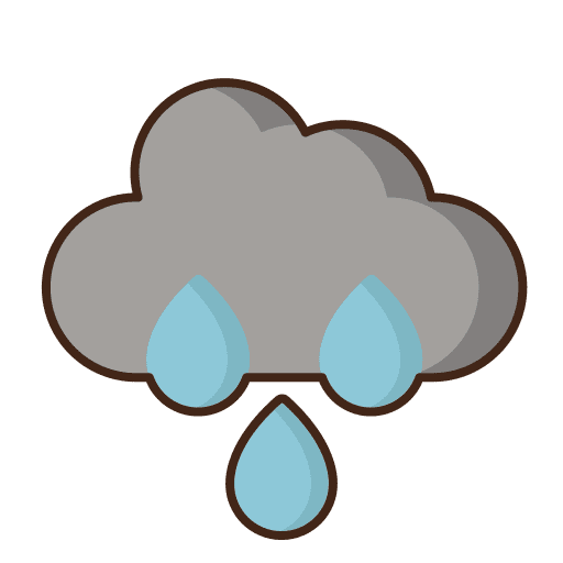 Rain teardrop drop leaf table raindrop icon