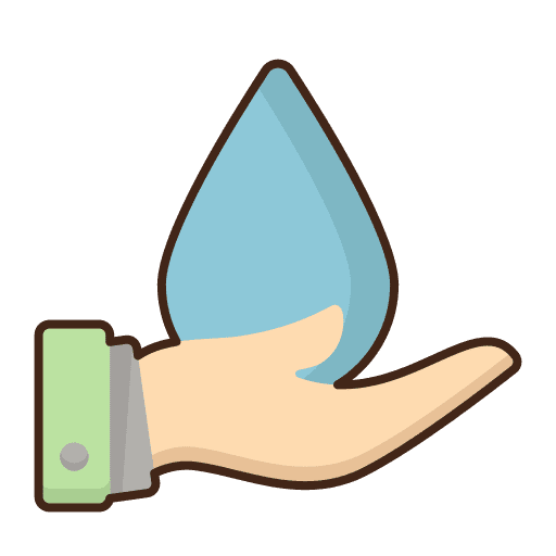 Waters save water save energy icon