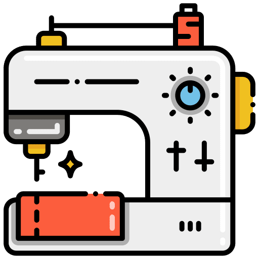 Sewing machine atelier sewing electronics icon