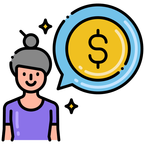 Fund money cash designer icon