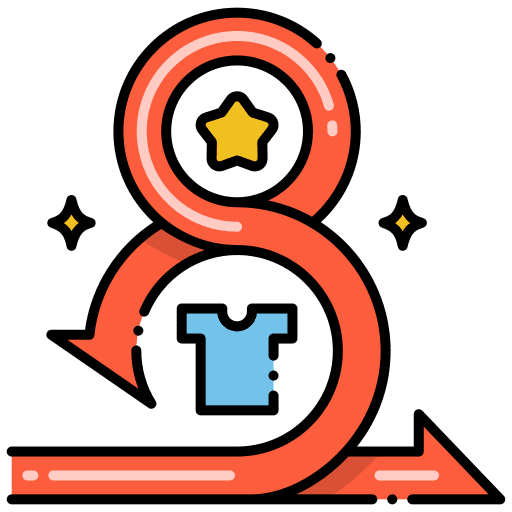 Agile development cycle document icon