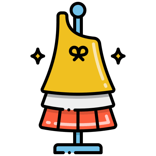 Dress fashion femenine dress icon