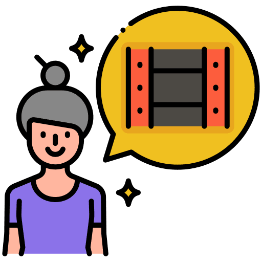 Film designer music and multimedia film roll icon