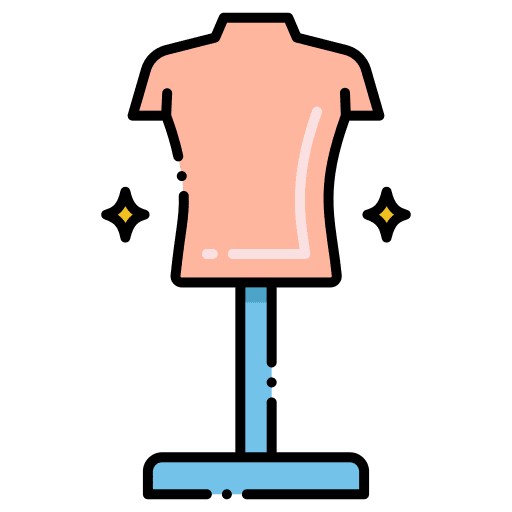 Mannequin cutter paper cutting icon