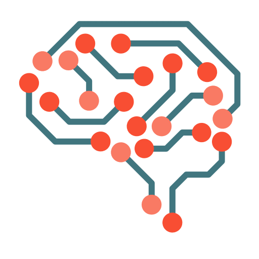 Brain science fiction automaton brain icon