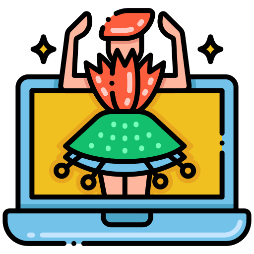 Fashion commerce and shopping store online shopping icon