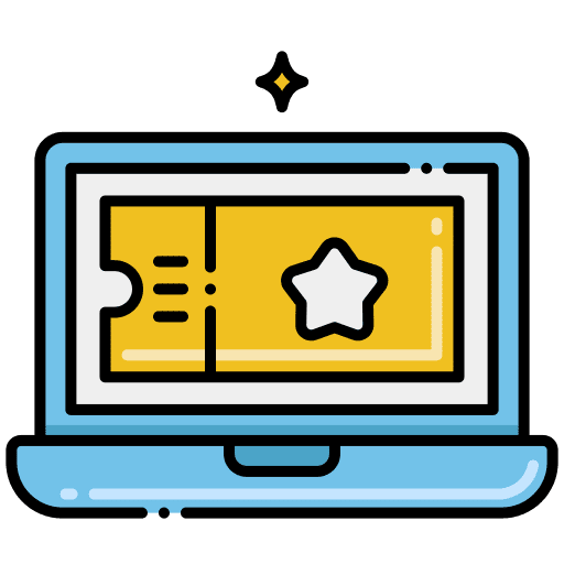 Online online booking booking online reservation icon