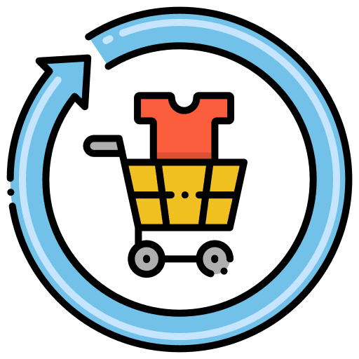 Online shop supermarket mobile phone commerce and shopping icon