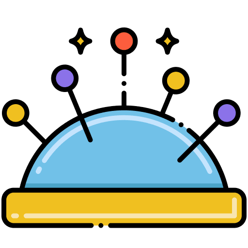 Pincushion pincushion modiste dressmaker icon