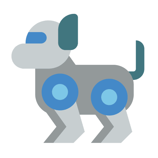 Robot dog robotic science fiction pets icon Robot dog robotic science fiction pets icon