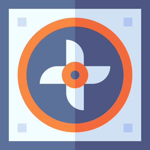 Fan ac fan electronics icon Fan ac fan electronics icon
