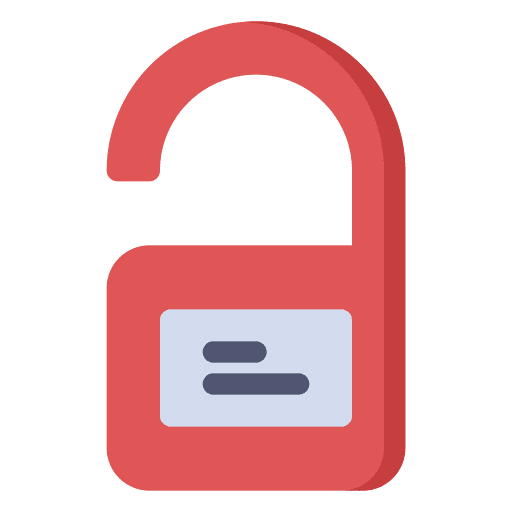 Door hanger door sign holidays door knob icon Door hanger door sign holidays door knob icon