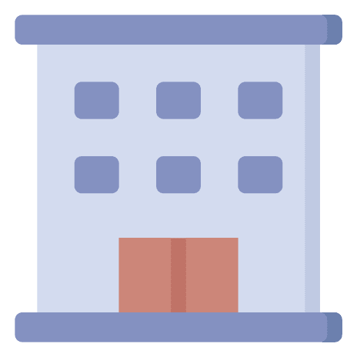 Hotel architecture and city buildings hotel icon Hotel architecture and city buildings hotel icon