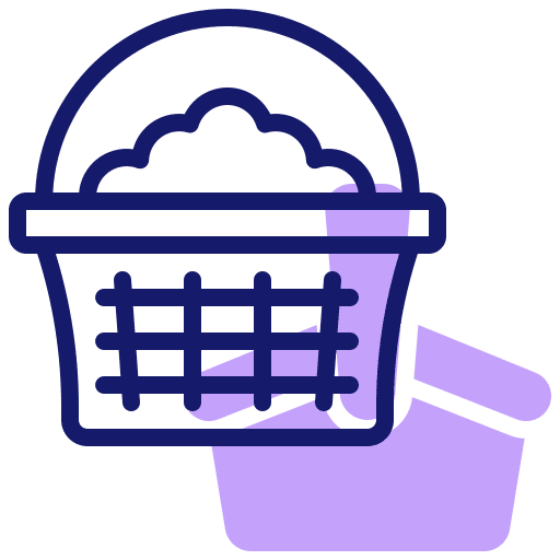 Basket baskets farming basket icon