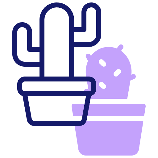 Cactus farming and gardening gardening nature icon