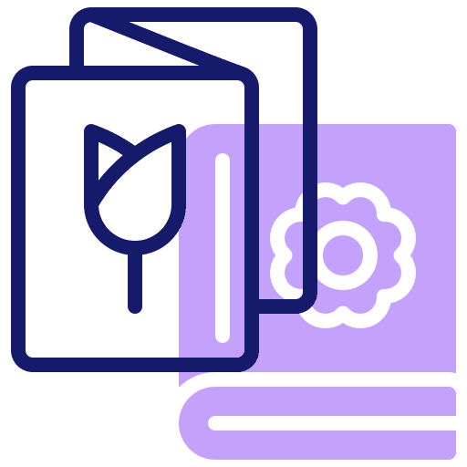 Catalogue farming and gardening catalogue plant icon