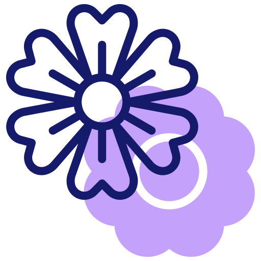 Flower plant farming and gardening flower icon