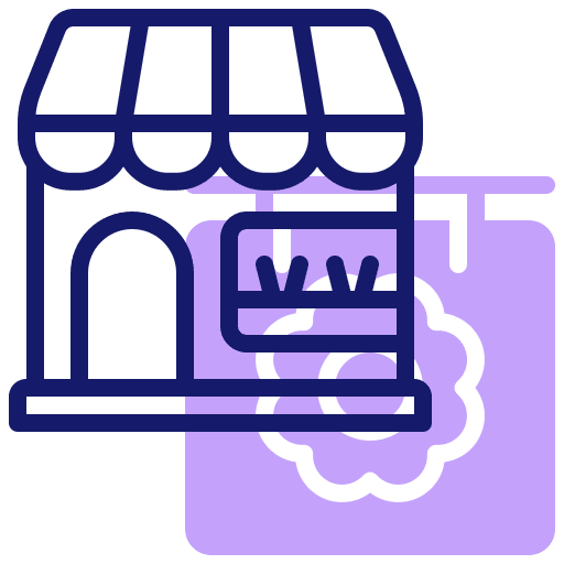 Flower shop shop florist flower icon