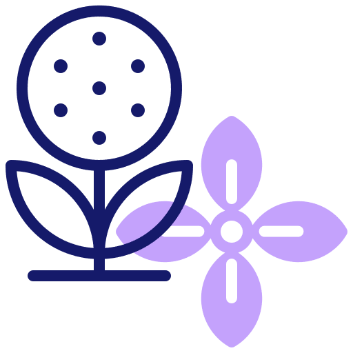 Hydrangea farming and gardening nature flower icon Hydrangea farming and gardening nature flower icon