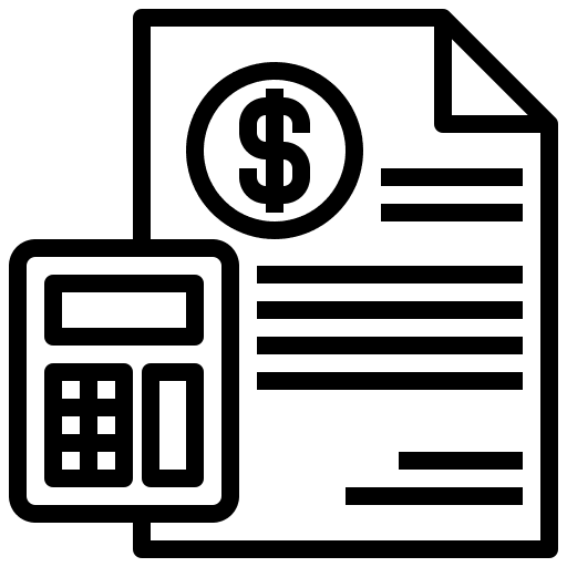 Accounting administration financial accounting icon