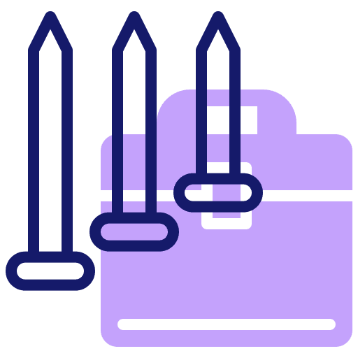 Nails home repair tool construction icon Nails home repair tool construction icon