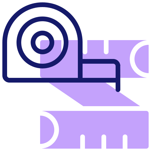 Tape measure measuring tape repair construction and tools icon Tape measure measuring tape repair construction and tools icon