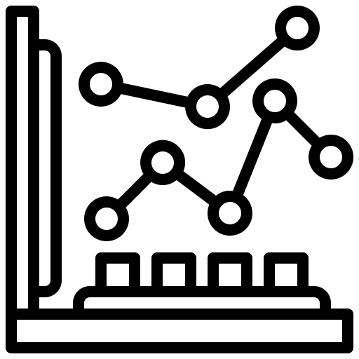 Line graph graph analysis diagram icon Line graph graph analysis diagram icon