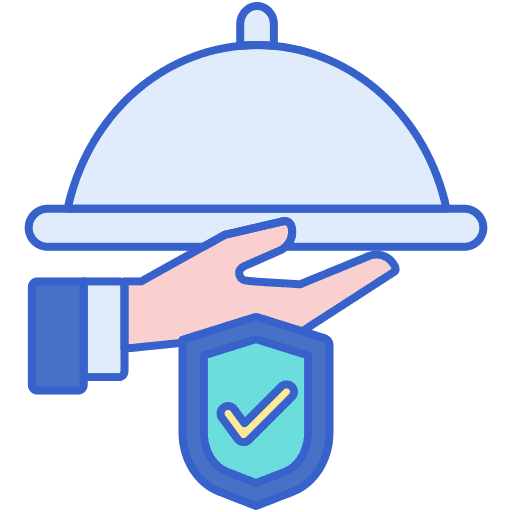 Food service hospitality cover kitchen icon