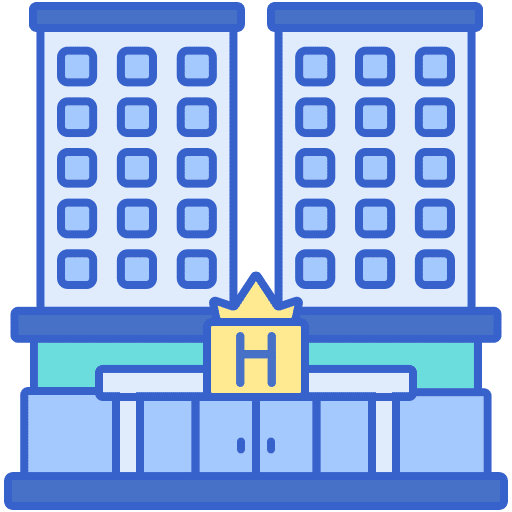 Luxury hotel luxury buildings icon