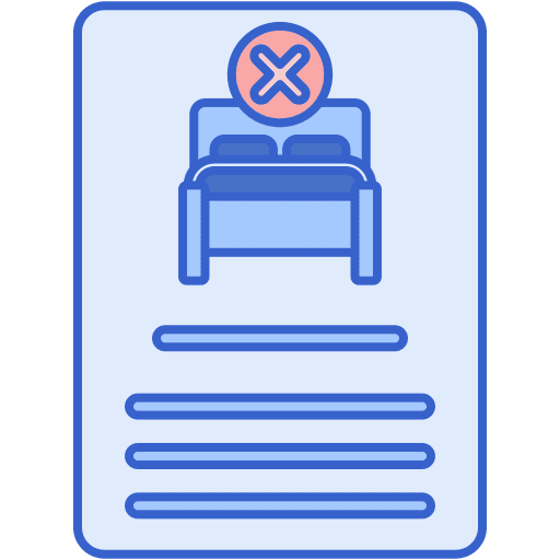 Cancellation cancellation holidays clipboard icon