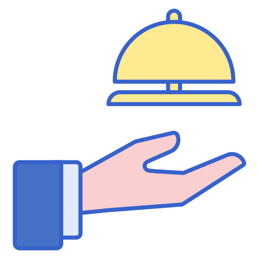 Concierge hotel services job icon